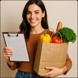 Tabellen mit zuckerfreien Lebensmitteln als Einkaufshilfe
