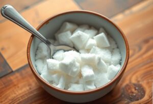 eine Tasse vor Zucker; Zuckerverzicht ändert unser Leben